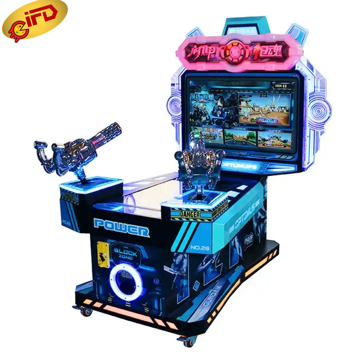 IFD Source Factory Oem Service Time Crisis 3 Arcade 4 In 1 Firepower 5d Shooting Simulator Game Machines