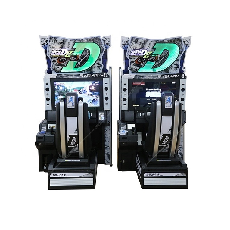 Electronic Video Simulator Coin Operated Initial D 8 Arcade Car Racing Game Machine For Game Center