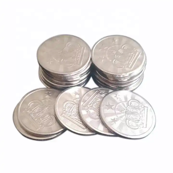 IFD Custom  Metal Stainless Steel Arcade Game Token Coin For Game Machine