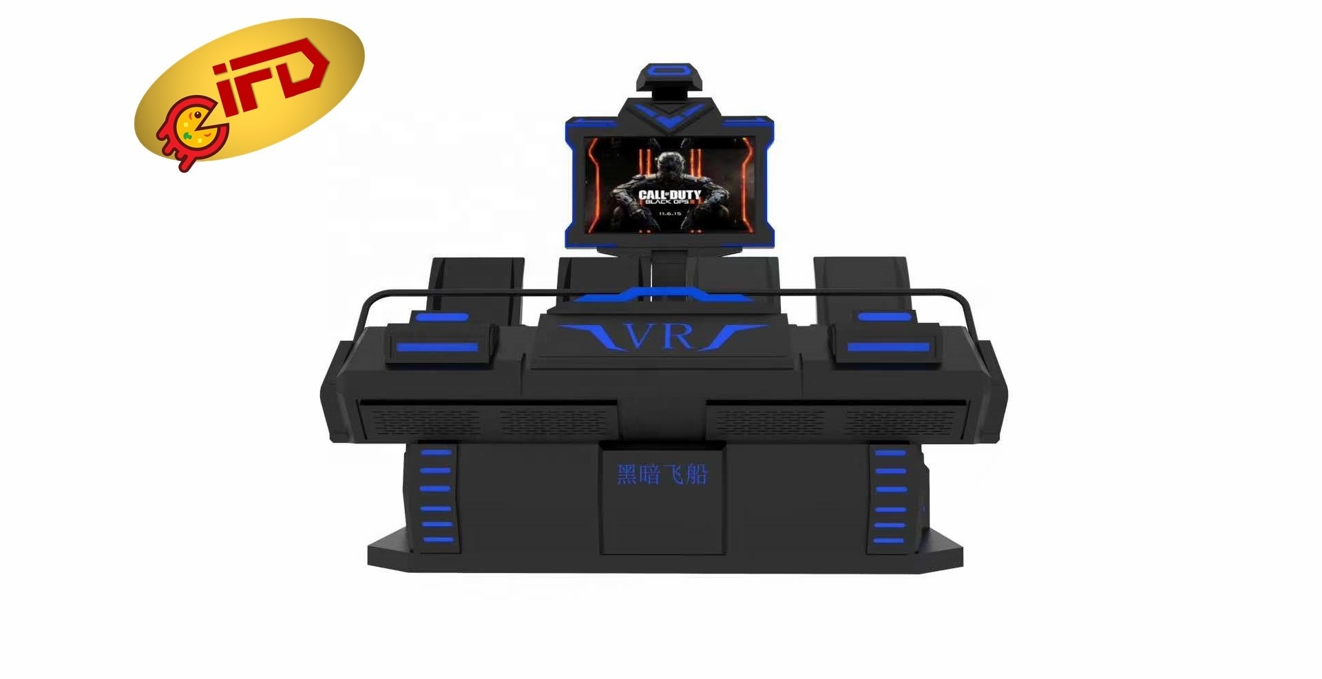 2022 IFD Professional manufacturer Virtual Reality 9D VR Game Machine 4 Seats VR Simulator Equipment