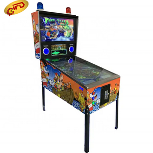 IFD 4K 49'' Screen Virtual digital Pinball game machine with force feedback  Solenoids and LED lighting