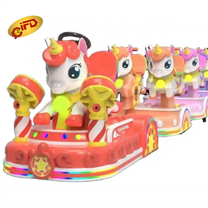 Top quality amusement outdoor cute and fun kiddie rides trackless train