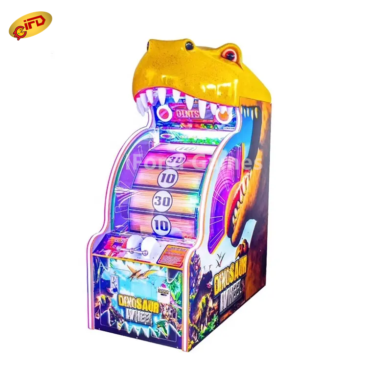 IFD Redemption Ticket Arcade Indoor Amusement Machine Lucky Wheel Machine Dinosaur Wheel Machine