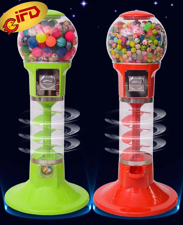 IFD High quality Big Capsule Toys Gacha Machine Gumball Bouncy Ball Candy Toy Vending Machines 130cm Gashapon Machine