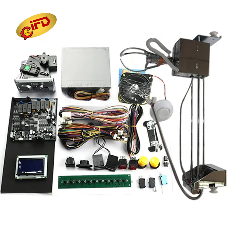 IFD Factory Wholesale Crane Machine Diy Parts Full Set Arcade Prize Grabber Toy Crane Claw Machine Kit With Lcd Screen