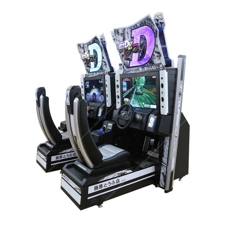 Electronic Video Simulator Coin Operated Initial D 8 Arcade Car Racing Game Machine For Game Center