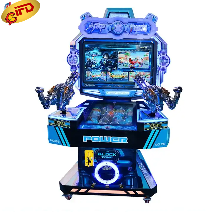 IFD High Quality  Factory Oem Service Time Crisis 3 Arcade 4 In 1 Firepower 5d Shooting Simulator Game Machines