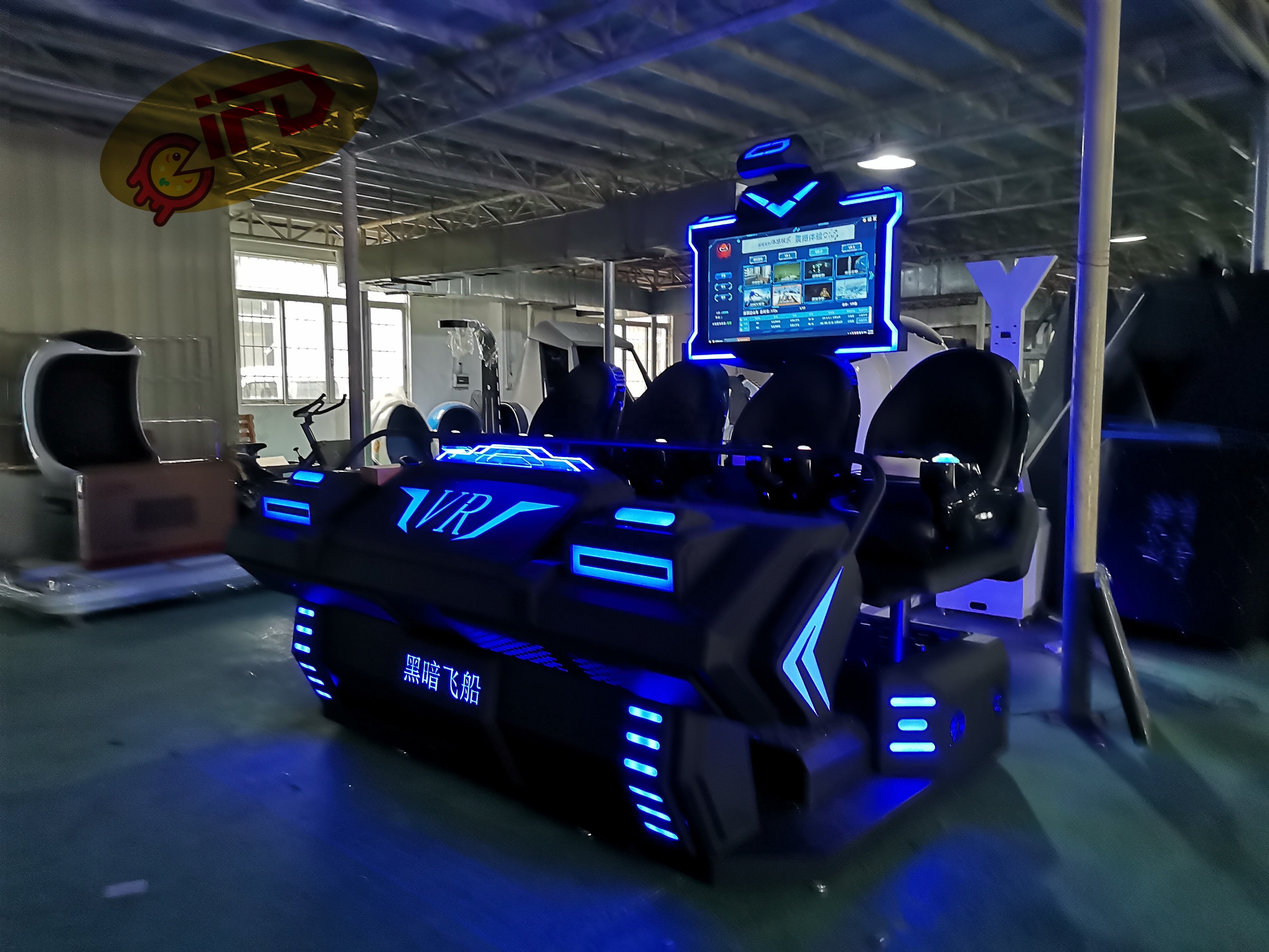 2022 IFD Professional manufacturer Virtual Reality 9D VR Game Machine 4 Seats VR Simulator Equipment