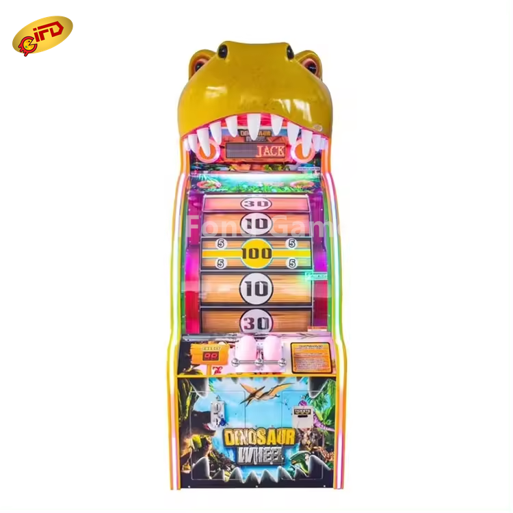 IFD Redemption Ticket Arcade Indoor Amusement Machine Lucky Wheel Machine Dinosaur Wheel Machine