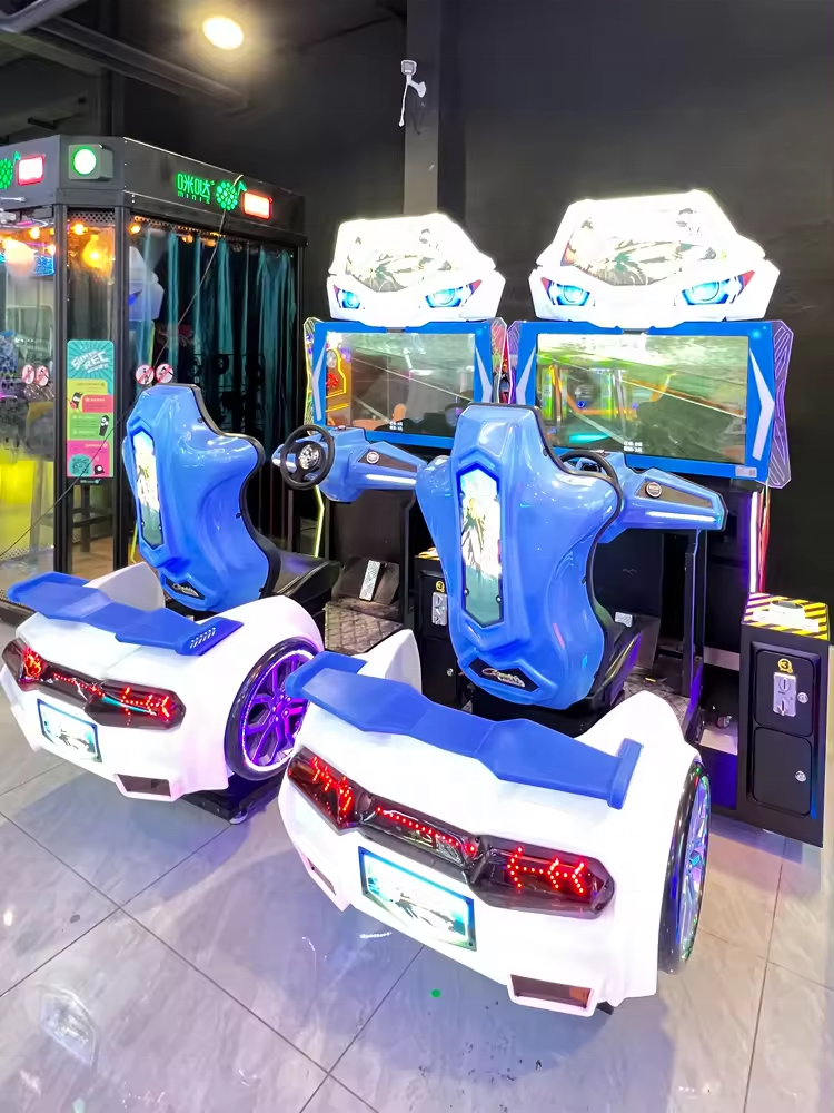 Amusement Equipment Car Racing Game Machine 1 Player Coin Operated Arcade Racing Simulator Machine