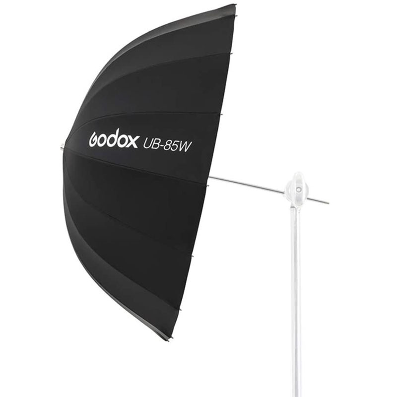 Godox UB-85W 85cm Parabolic Inner White Reflec Soft Umbrella Studio Light Umbrella with Diffuser Cover Cloth