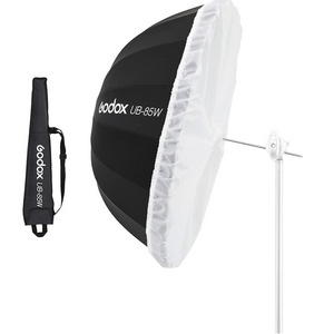 Godox UB-85W 85cm Parabolic Inner White Reflec Soft Umbrella Studio Light Umbrella with Diffuser Cover Cloth