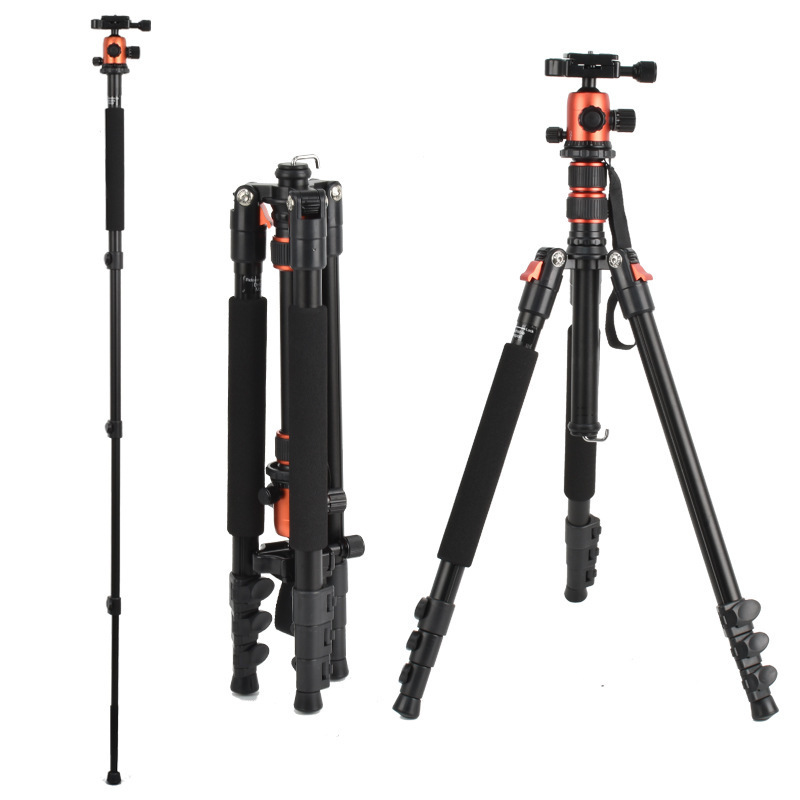 Camera Tripod Complete Tripods Ball head Bubble Level Travel Tripod for DSLR Cameras Camcorder for Canon Nikon Sony