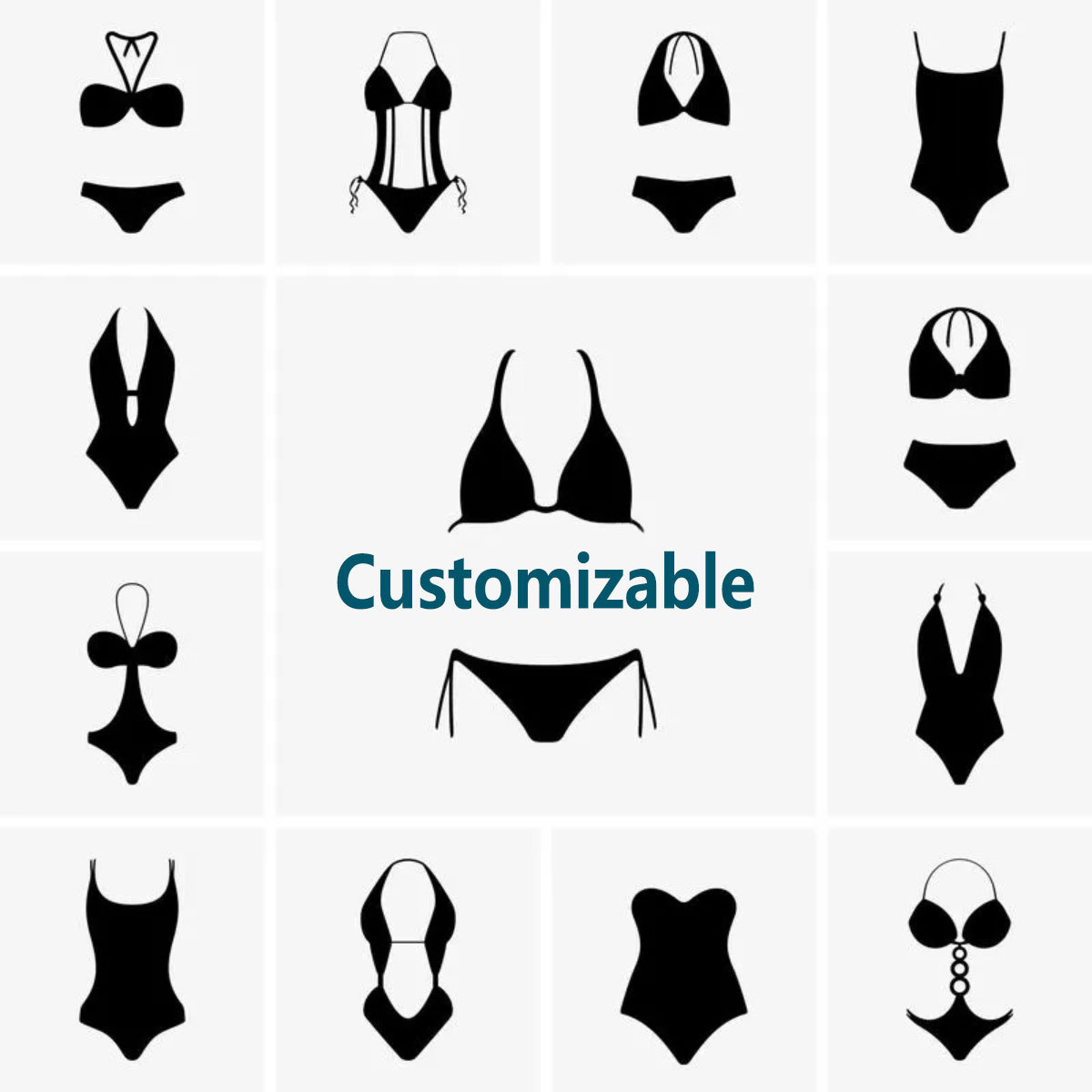 Custom Logo Women 2 Piece Tops Bathing Suit String Swimsuit Micro Bikini Set Thong Mini Bikinis