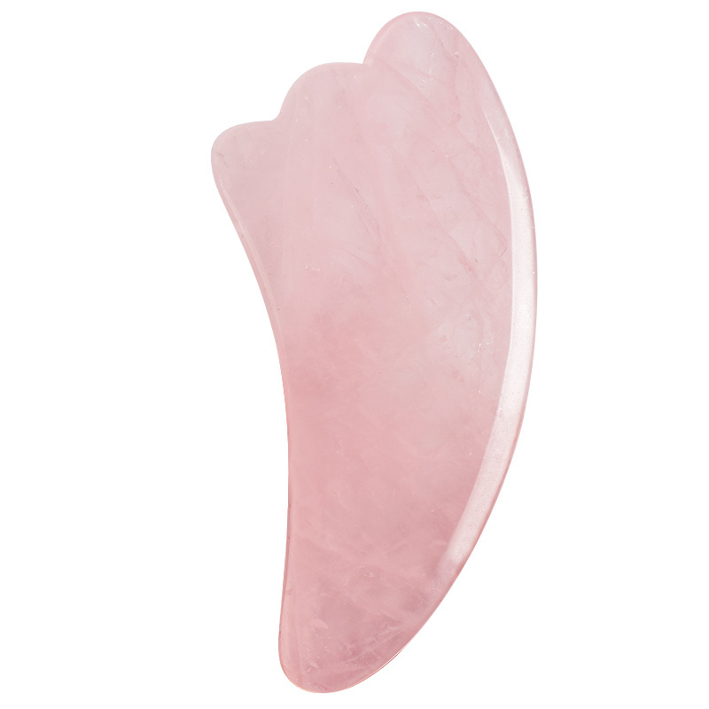 Factory Wholesale High Quality Crystal Quartz Stone Tool Face Body Massager Gua Sha