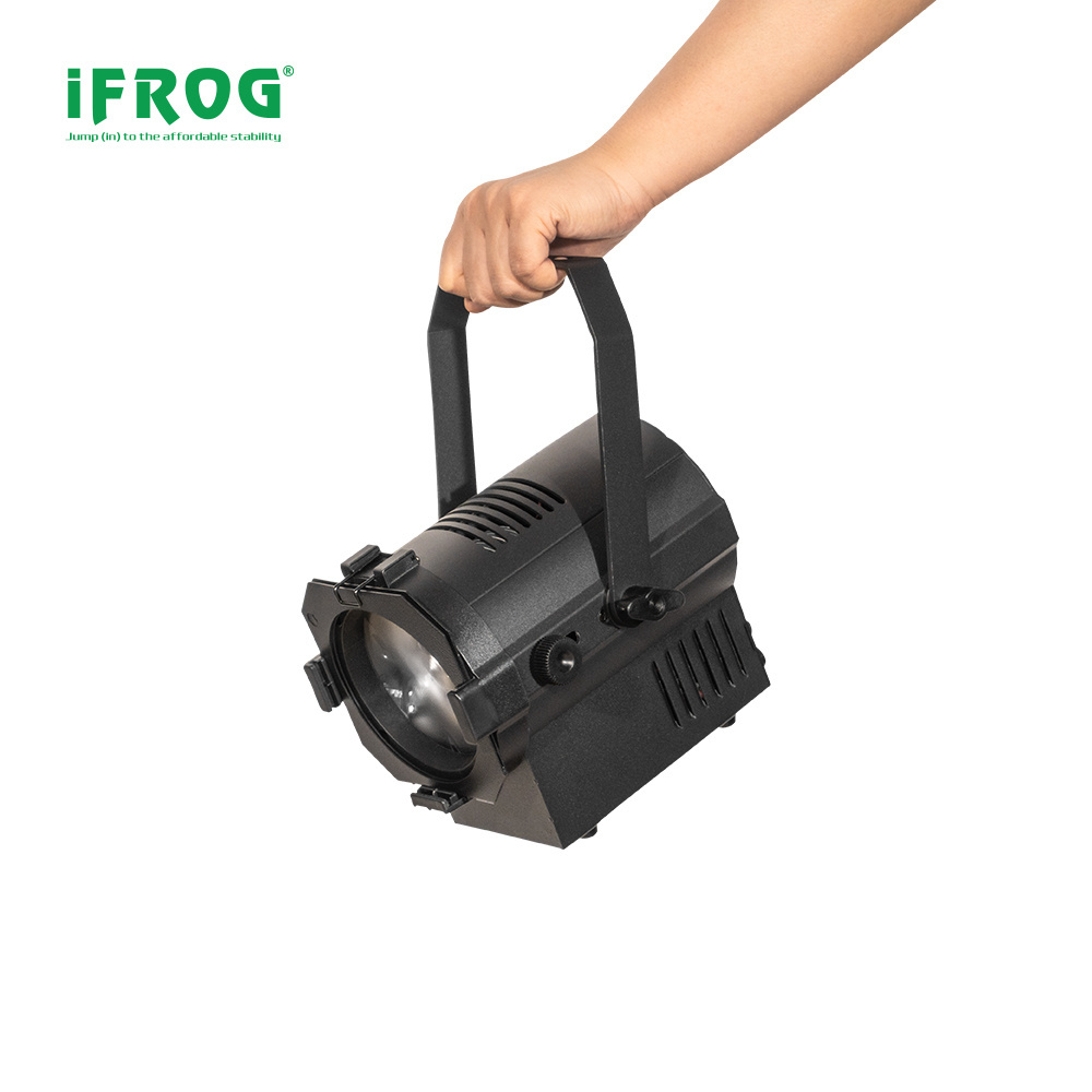 Theatre light LED fresnel 40W RGBW film light, church light DMX RDM control