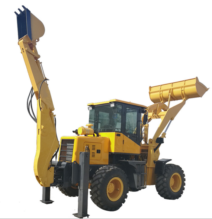 Small size garden tractor  backhoe loader tractor loader and backhoe with mower