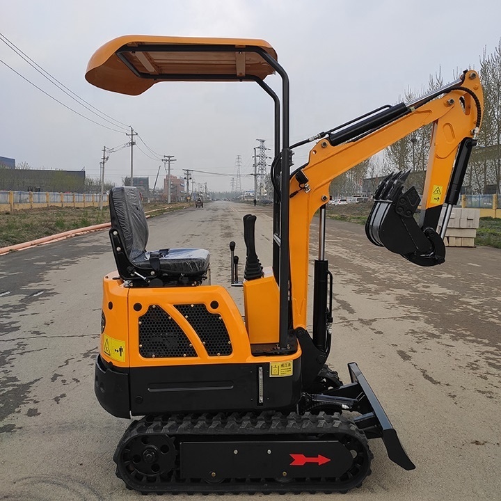 Infront hydraulic XN 1ton mini excavator with Side swing boom