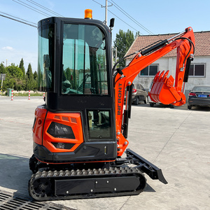 Free Shipping Mini Excavator 1.5 2 3 Ton Hydraulic Small Compact Excavator