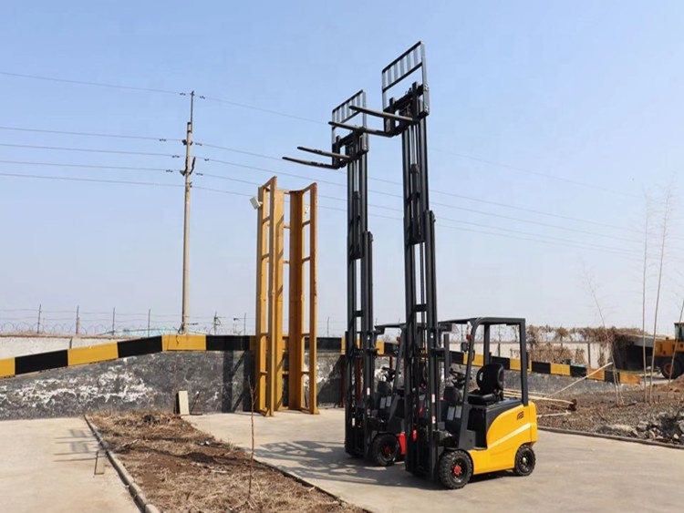 China New hydraulic stack truck small fork lift pallet jack stacker 1.6 ton 2 ton electric forklift