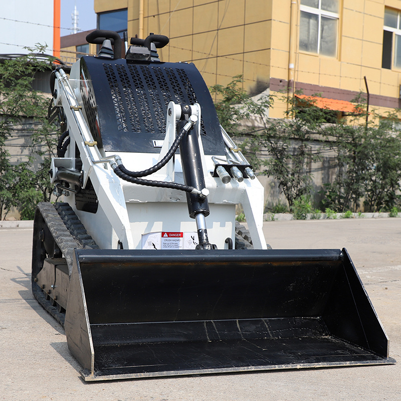 Mini Skid Steer Loader CE EPA Engine Wheels Track BucketFree official after-salesSkid Steer Loader Attachments