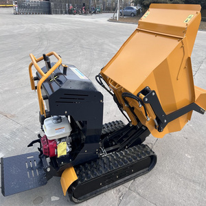 500kg hydraulic self loading construction mini dumper garden mini crawler dumper