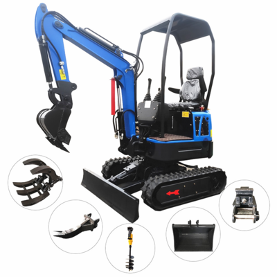 Free Shipping CE EPA  Mini Excavator 1 Ton 1.5 Ton 1.7 Ton 2 Ton 3.5 ton Small mini Digger Bagger