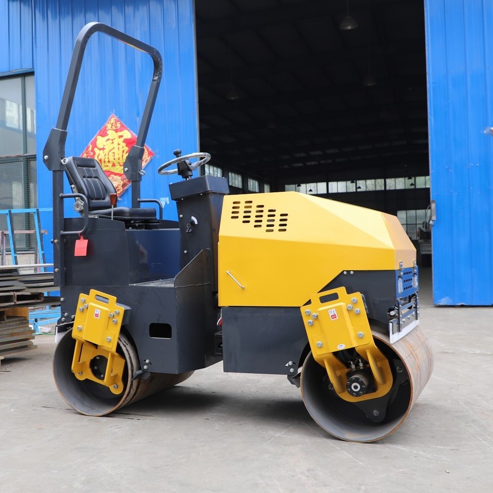 Ride On Hydraulic Vibrator 1.5 3t 8 Ton Mini Rubber Tire Compactor Vibratory Roller Price  Road Roller For Sale