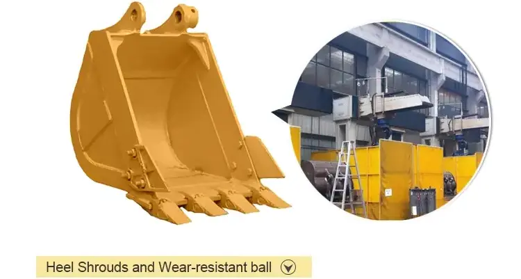 Factory direct sale multiple sizes standard excavator rock bucket