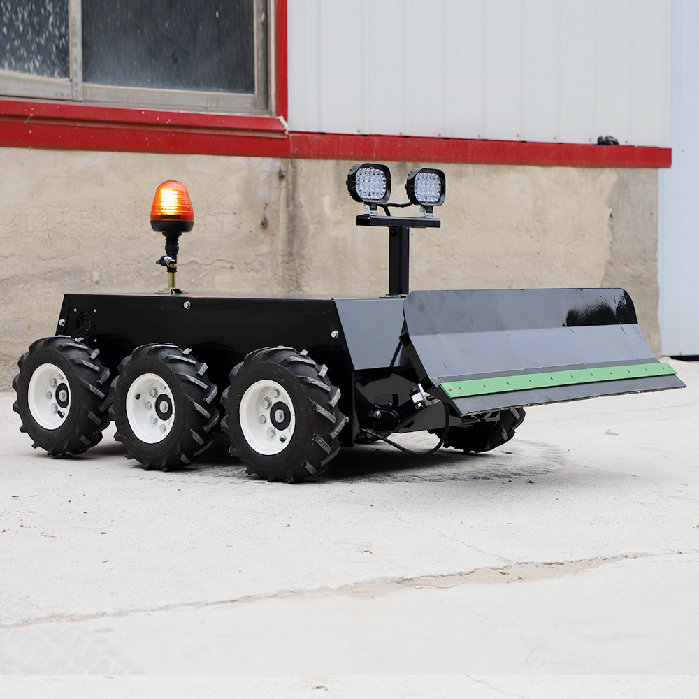 Infront Robot Remote Hydraulic Lawn Mover Mini Snow Blower With Tractor Attachment