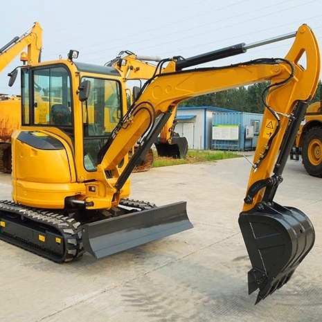 Jiangsu 4 Ton Mini Excavator 0.11 CBM Bucket Capacity Excavator Mini With Rubber Track