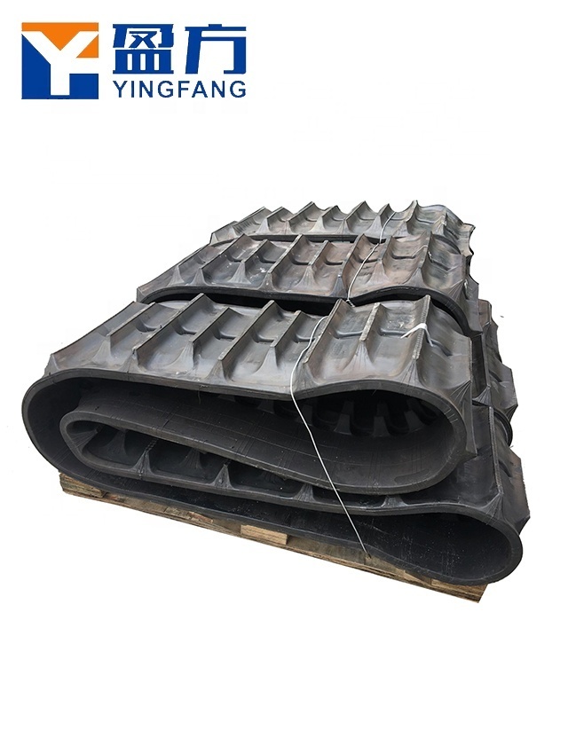 Rubber track undercarriage rubber crawler track made in China