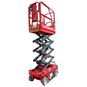 4-14m 300kg Battery Powered Charger Hydraulic Electric Automatic Self Propelled Dc Scissor Ladder Lift Work Platforms