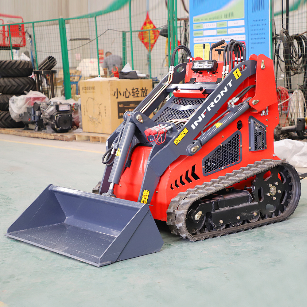 Mini Skid Steer Loader CE EPA Engine Wheels Track BucketFree official after-salesSkid Steer Loader Attachments