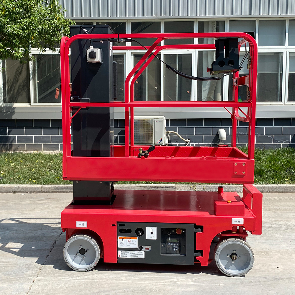 4-14m 300kg Battery Powered Charger Hydraulic Electric Automatic Self Propelled Dc Scissor Ladder Lift Work Platforms