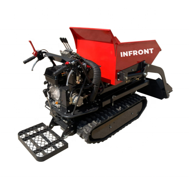 INFRONT Diesel Dumper Crawler Wheelbarrow Mini Dumper For Sale