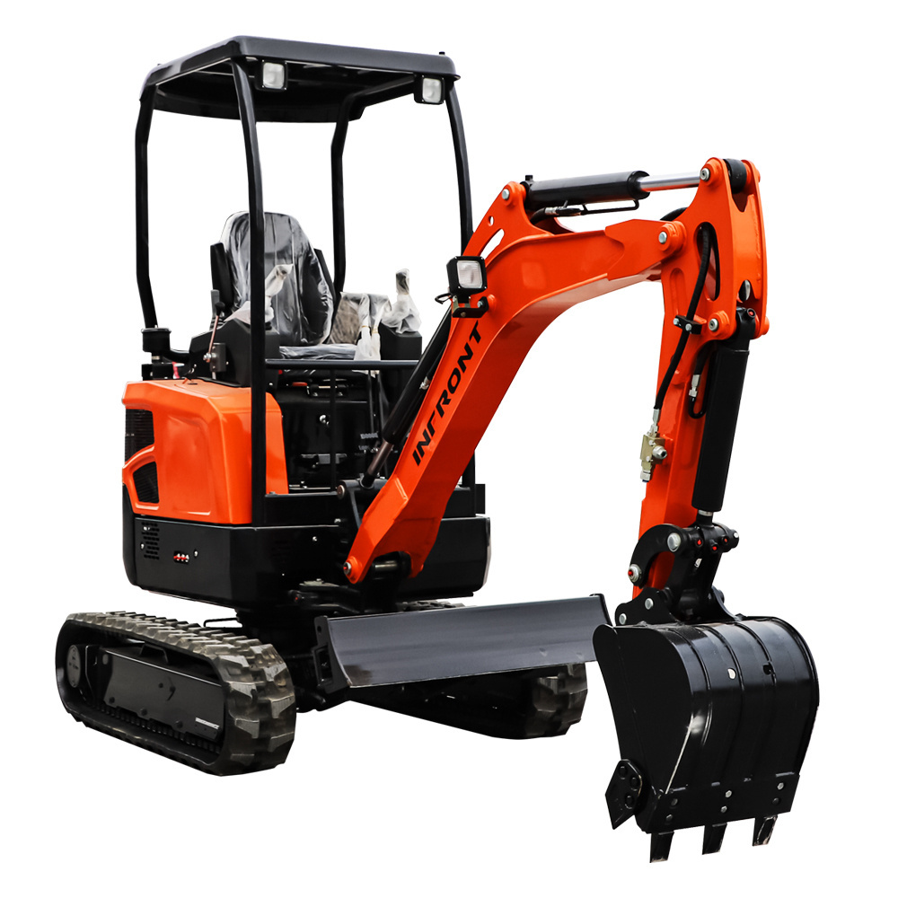 CE EPA crawler mini excavator 1 ton 2 ton 3.5 ton mini excavators  mini digger bagger closed cabin excavators bucket for sale