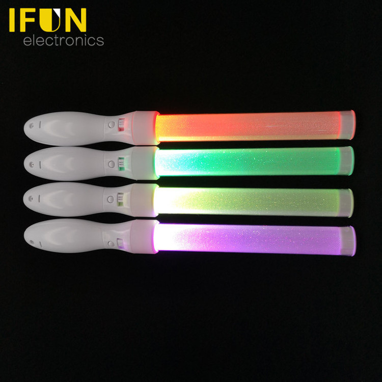 DMX control 15 Different Colors 8 Zone Control Led Flashing Light Stick , Wireless Remote Controlled Glow Led Stick