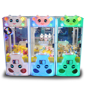 Coin Operate Gift Game Machine Lovely Animal Doll Claw Machine Prize Vending Game Machine for Sale