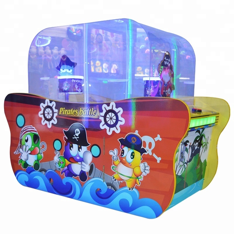 2 players cion operated vending machine/crane claw game machine/pirate battle children game