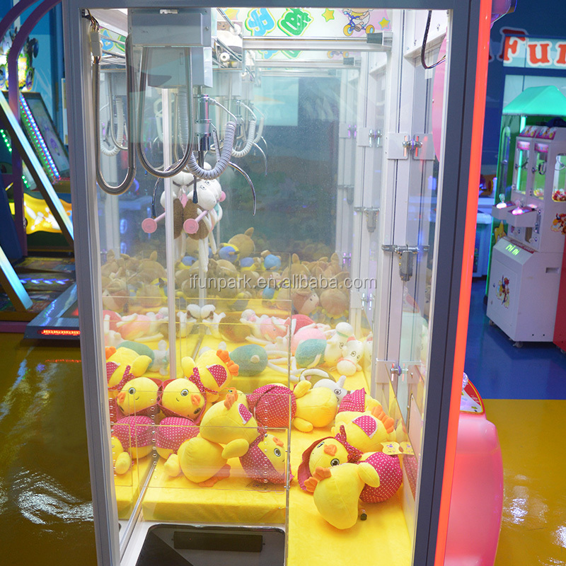 Coin Operate Gift Game Machine Lovely Animal Doll Claw Machine Prize Vending Game Machine for Sale