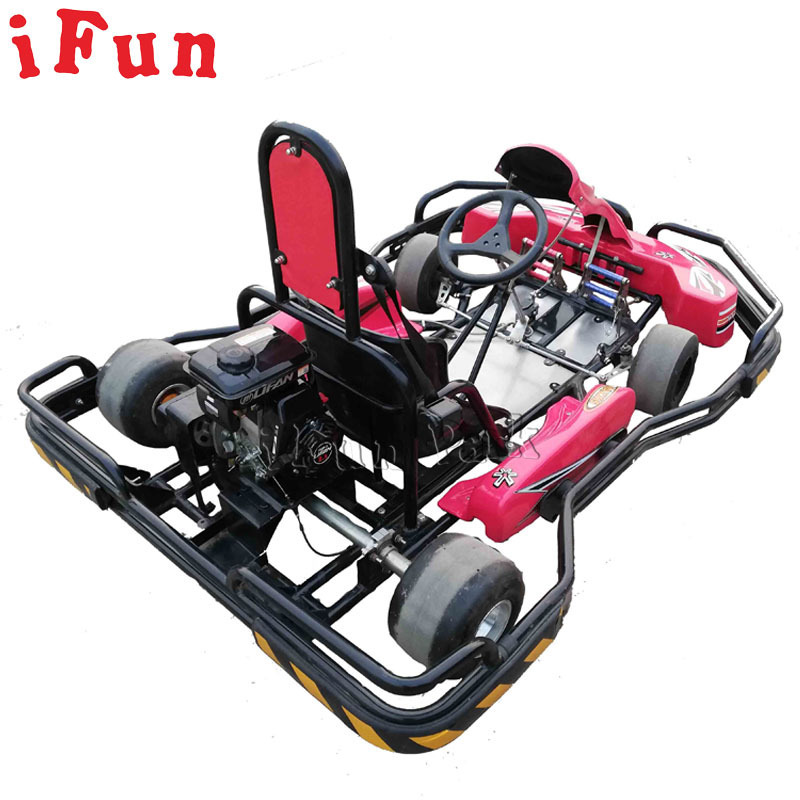 Ifun Park Amusement Equipment Go kart Racing Car Game Machine  Track Outdoor Playground  Theme Park