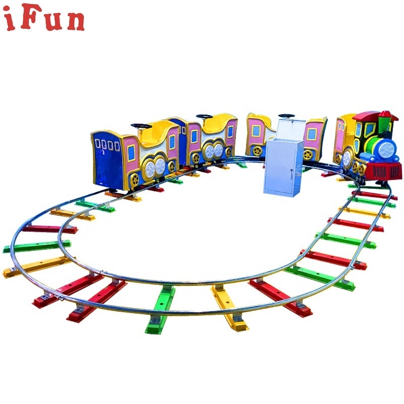 Hot Sale Theme Park Amusement Kiddie Rides Track Little Train for Indoor Game Center