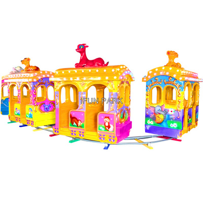 Amusement Park Ride Children Equipment Kids Electric Mini Tourist Elephant Train Kiddie Trackless Train