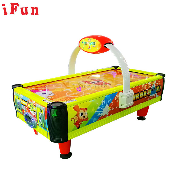 China Factory Kids Air Hockey Children Sports Game Machine 2Players Arcade Game Machine Ticket Redemption Single Puck Air Hockey