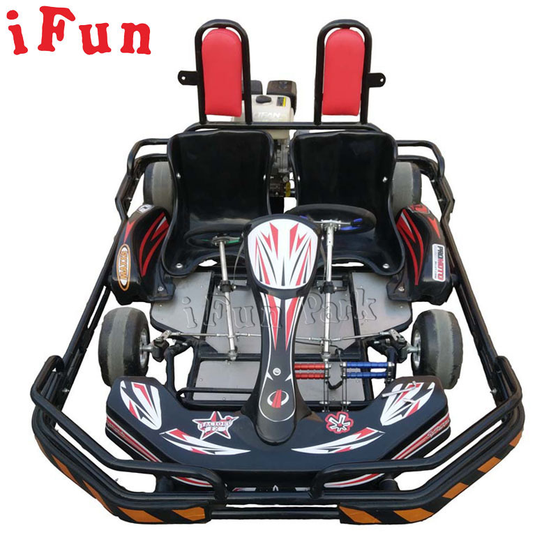 Ifun Park Amusement Equipment Go kart Racing Car Game Machine  Track Outdoor Playground  Theme Park