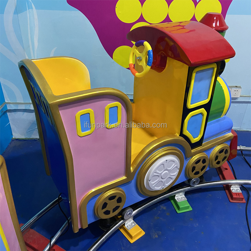 Hot Sale Theme Park Amusement Kiddie Rides Track Little Train for Indoor Game Center