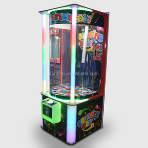 Coin Operated Happy Bouncing lucky Ball Lottery Redemption Ticket Game Machine For Sale