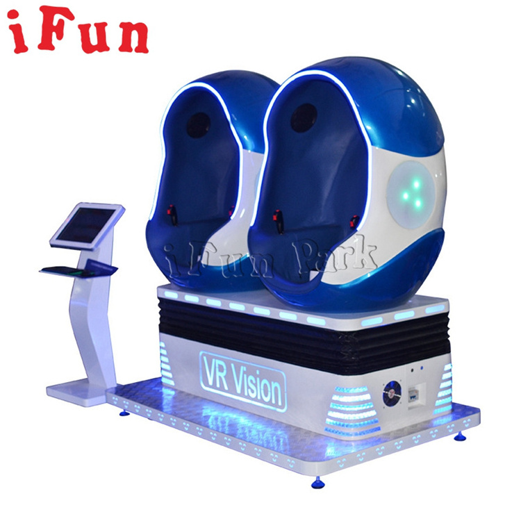 9D VR Egg Cinema Electronic Virtual Reality Game Machine Indoor Play  Vr Simulator 9d cinema Dynamic Platform Vr PARK machine