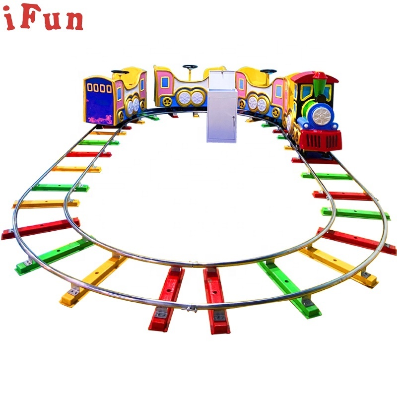 Hot Sale Theme Park Amusement Kiddie Rides Track Little Train for Indoor Game Center